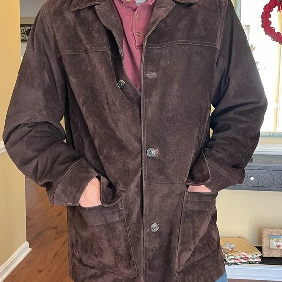 L.L. Bean | Jackets & Coats | Ll Bean Mens 34 Mocha Leather Suede 